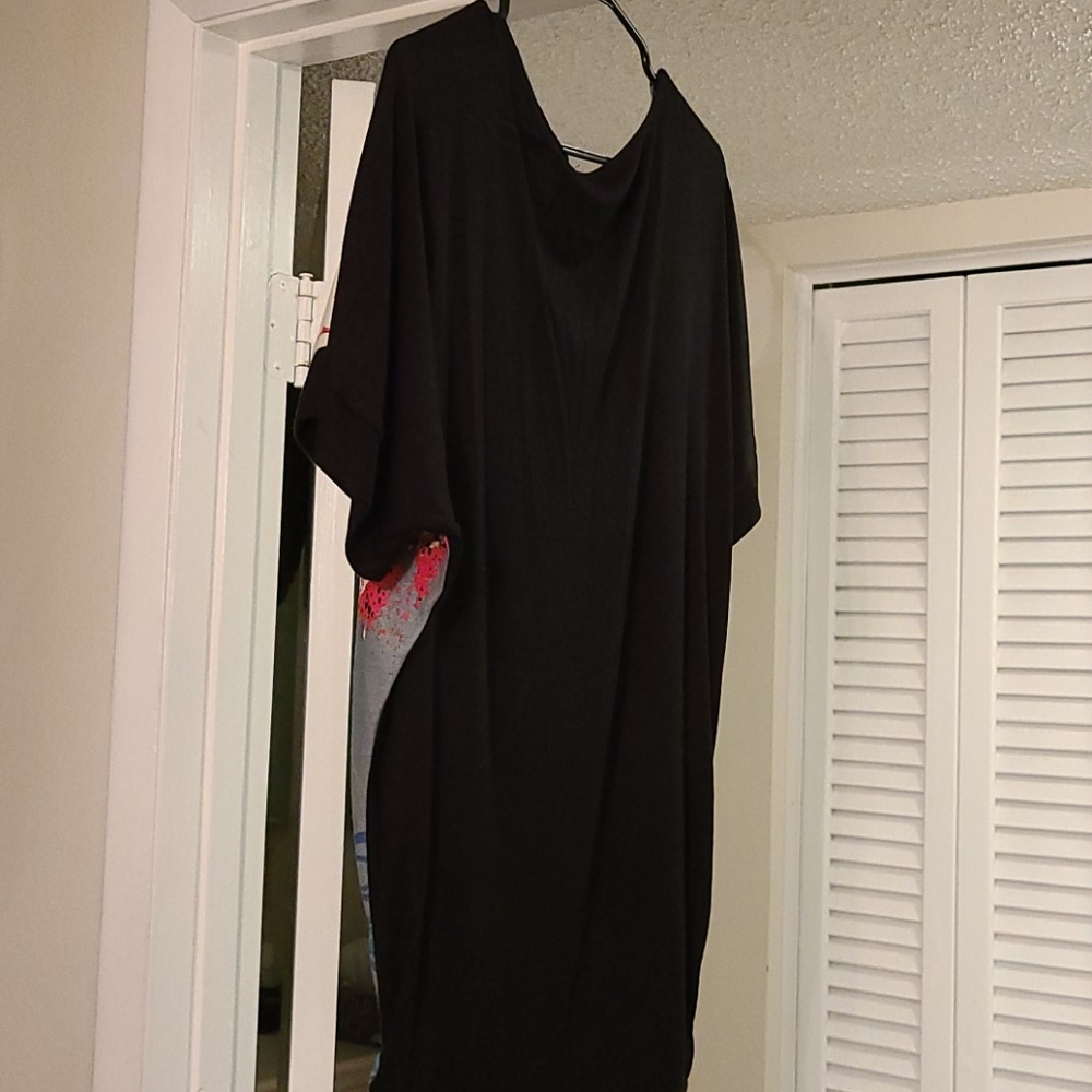 Color Splash Front/Black Back Top - Picture 2 of 2